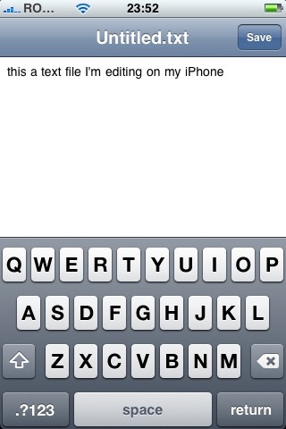 iPhone Text Edit