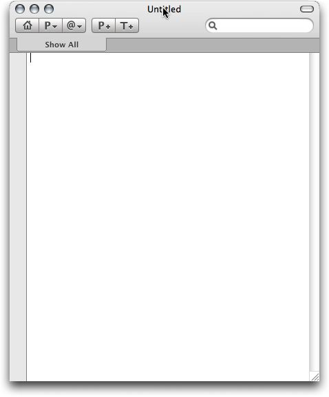 Task Paper main screen